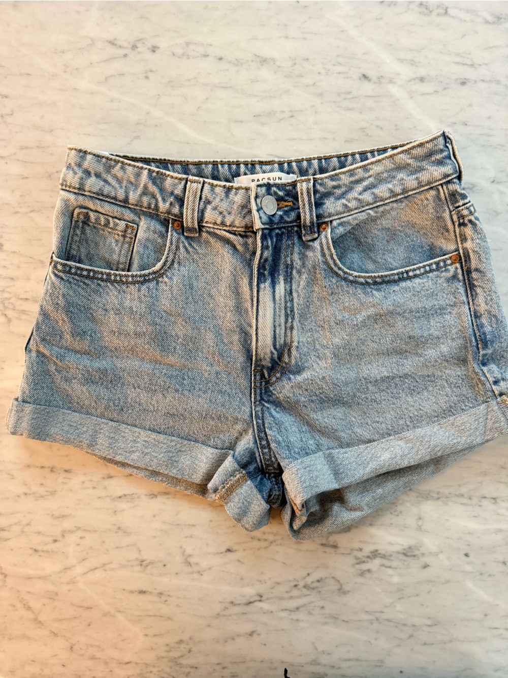 PacSun Mom Short Light Denim Sz 26